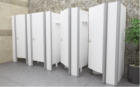 PVC Blanc expansé COPLAST® AS sur des toilettes