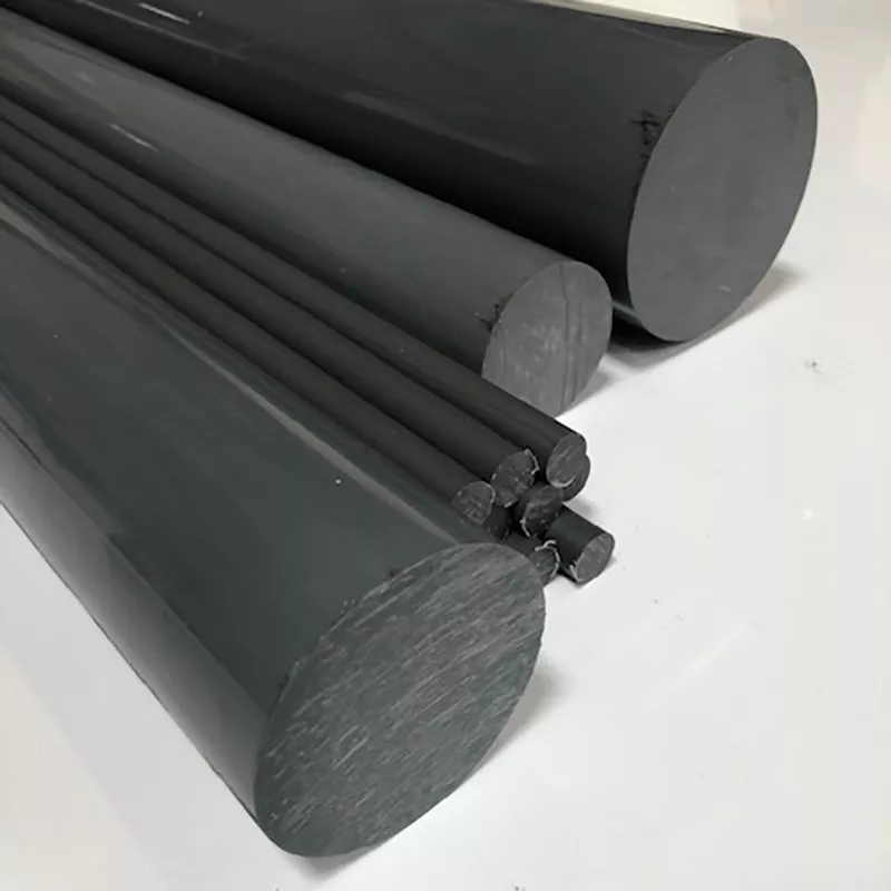 Jonc PVC Gris 7011 | Jonc plein en PVC rigide