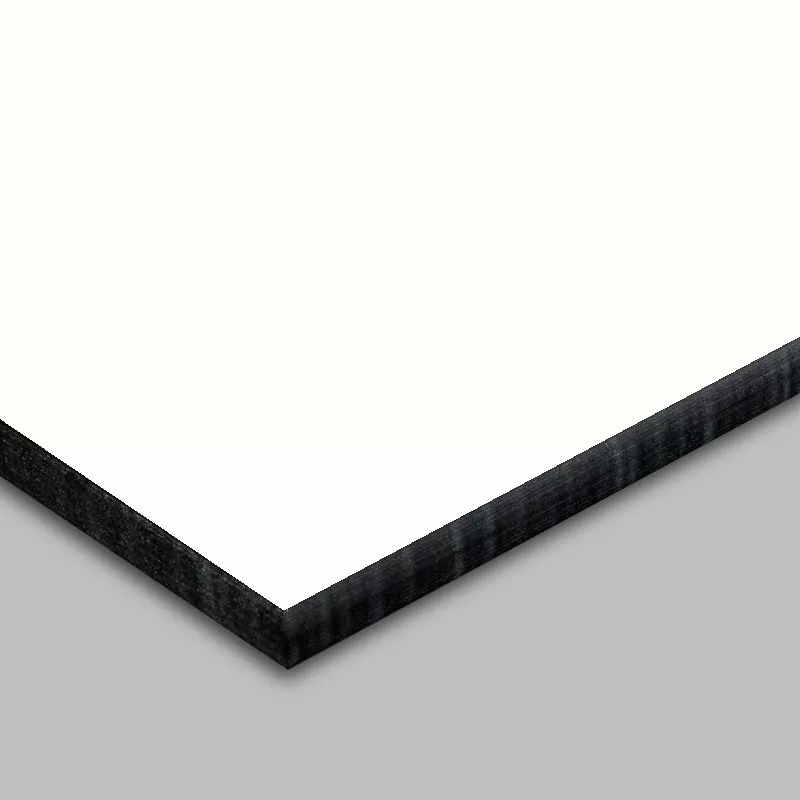 Panneau stratifié compact haute pression (HPL), de la marque Trespa® TopLab® Vertical, en couleur "Pure White" Panneau stratifié compact haute pression (HPL), de la marque Trespa® TopLab® Vertical, en couleur "Pure White"