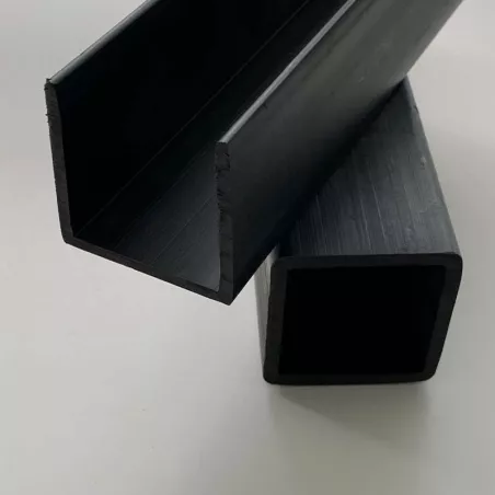 Profils PE HD Noir