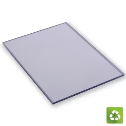 Kit plaques polycarbonate compact incolores pour pergola bois