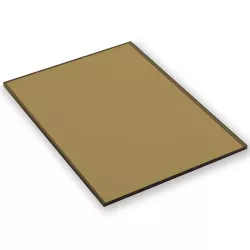 Plaque polycarbonate compact fumé I Coloris brun