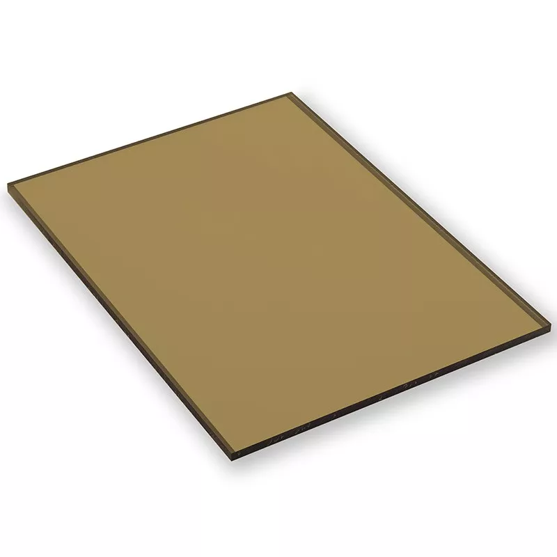 Plaque polycarbonate compact fumé I Coloris brun Plaque polycarbonate compact fumé I Coloris brun