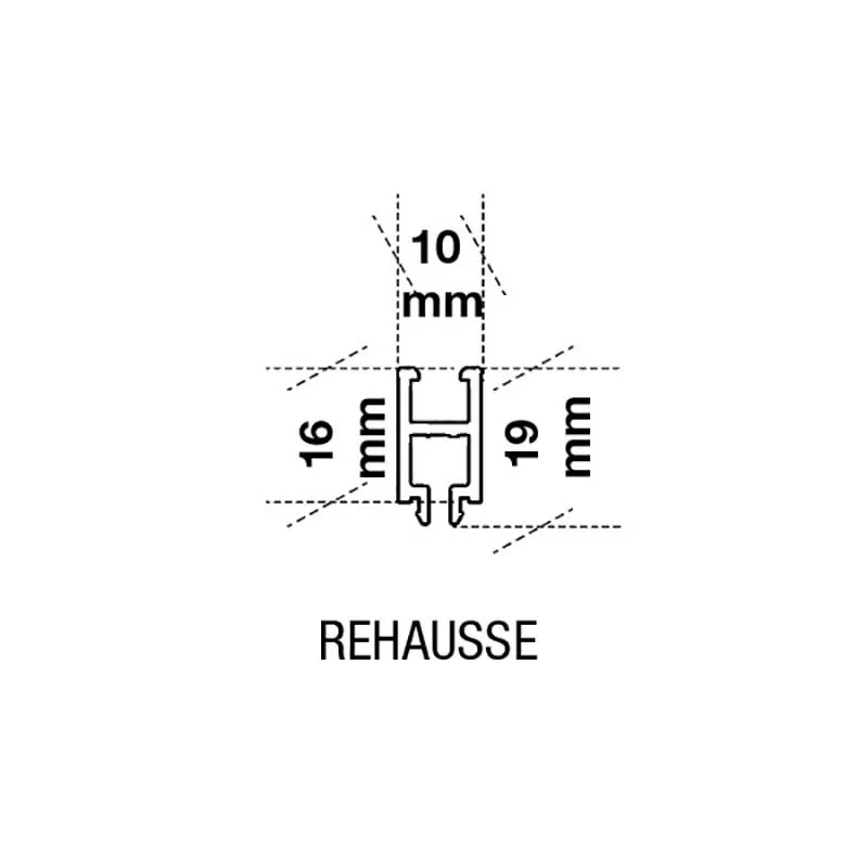 Réhausse pour profils porteurs I Bordure
