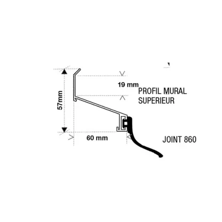 Profil aluminium mural I Toiture & Couverture