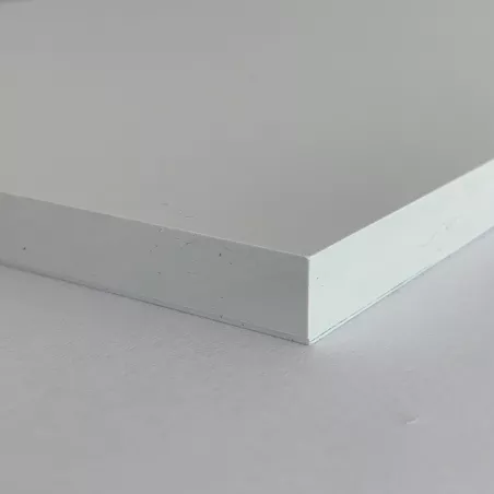 PVC Blanc - Aspect brossé | PVC rigide