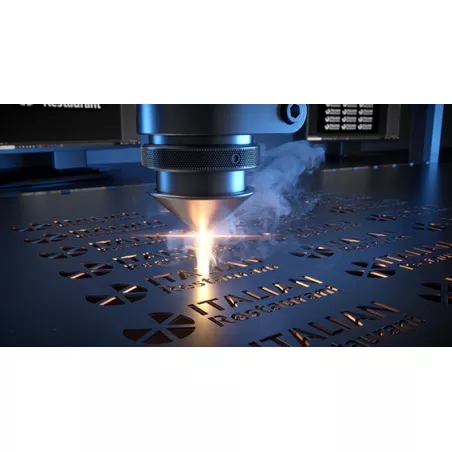 Tôle Aluminium Brossé Anodisé - Noir | Qualité laser