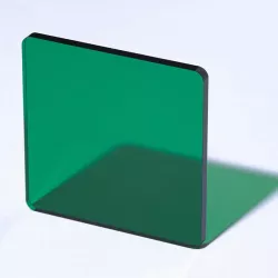 Plaque de PMMA Altuglas™ coulé transparent de couleur vert
