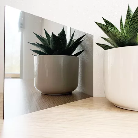 Reflet d'une plante avec le DIBOND® miroir
