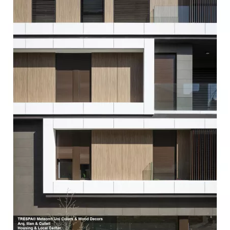 Trespa® Meteon® Duo Uni Colours | Bardage bois composite