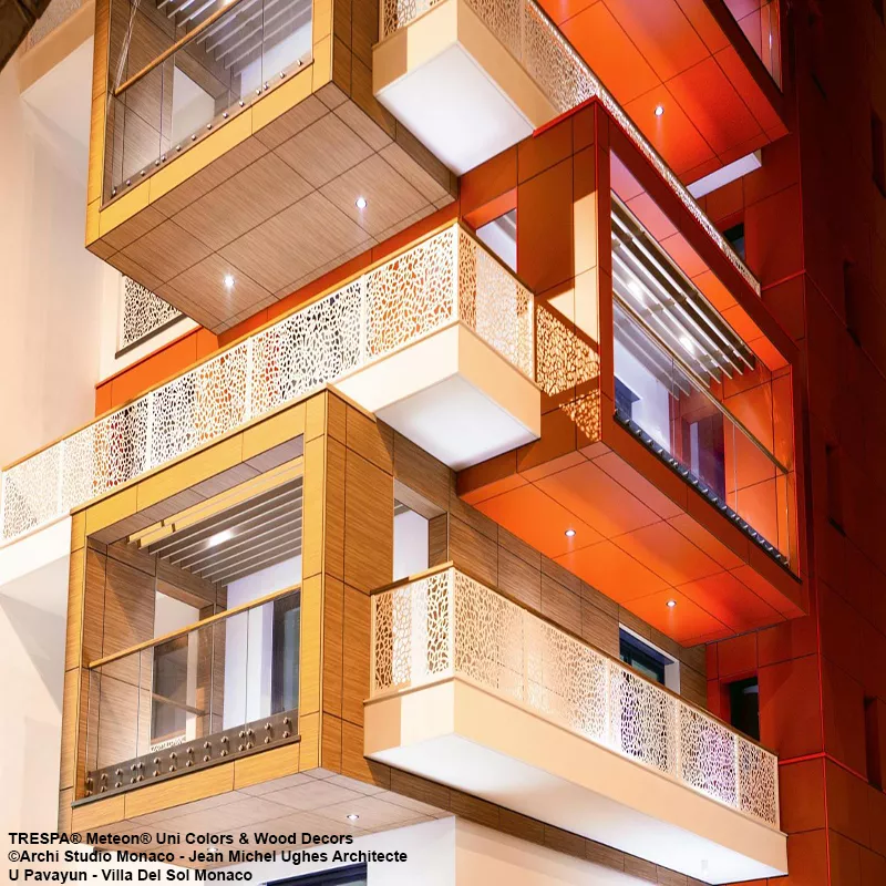 Trespa® Meteon® Wood Decors Matt | Bardage bois composite