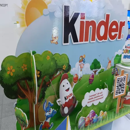 Plaque de KAPA® line pour de la communication visuelle Kinder®