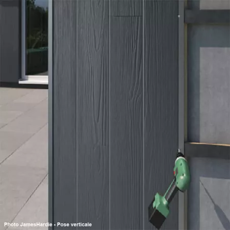 Profil linteau et départ pose verticale Hardie® VL Plank