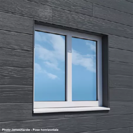 Profil linteau et départ pose verticale Hardie® VL Plank