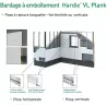 Profil linteau et départ pose verticale Hardie® VL Plank Profil linteau et départ pose verticale Hardie® VL Plank