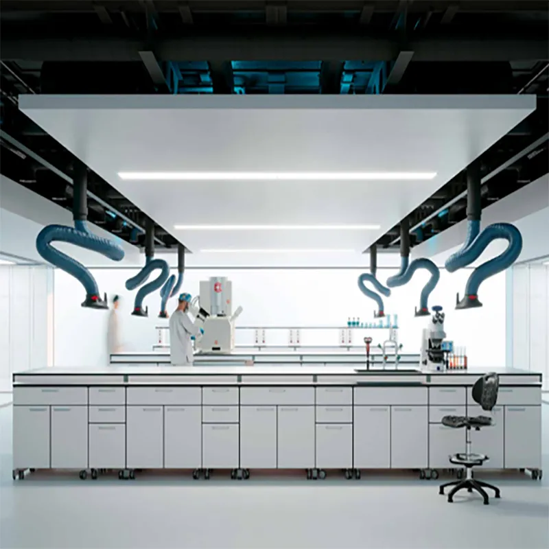 Panneaux en stratifié compact haute pression (HPL), de la gamme Trespa® TopLab® Plus, pour le revêtement de laboratoire Panneaux en stratifié compact haute pression (HPL), de la gamme Trespa® TopLab® Plus, pour le revêtement de laboratoire