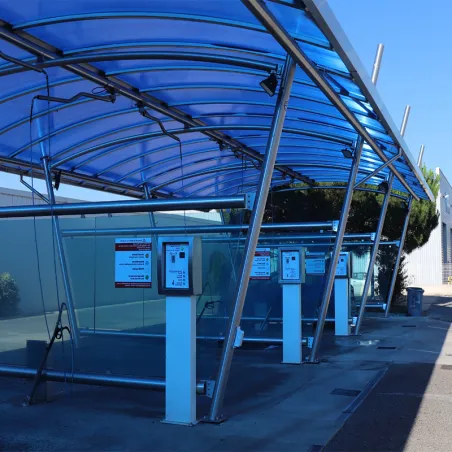 PoliCarb® Bleu 10 mm I Polycarbonate alvéolaire