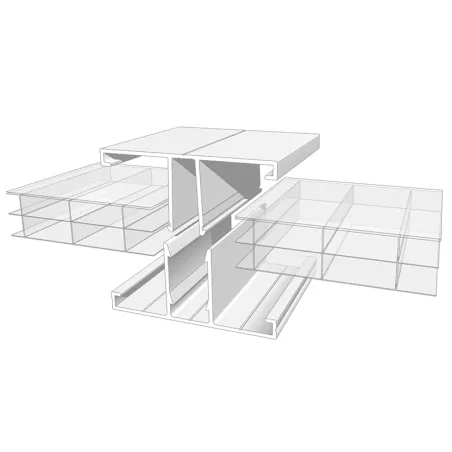 Profil aluminium à clipper sans joint I Pour plaques de 16 et 32 mm