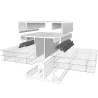 Profil à rupture thermique I Base PVC + Capot aluminium Profil à rupture thermique I Base PVC + Capot aluminium