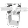 Profil aluminium porteur I Pour vérandas et pergolas Profil aluminium porteur I Pour vérandas et pergolas
