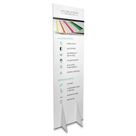 KATZ® DISPLAY BOARD Blanc | Panneau carton massif