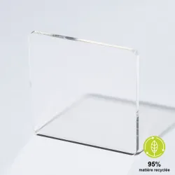 PMMA Extrudé Recyclé Incolore | Plaque de PMMA recyclée