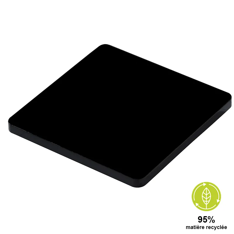 PMMA Extrudé Recyclé Noir | Gamme Eco-responsable