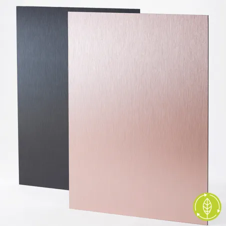 DIBOND® Métal Brossé - 6 aspects | En stock