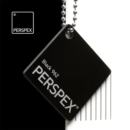 PERSPEX® Coulé Noir