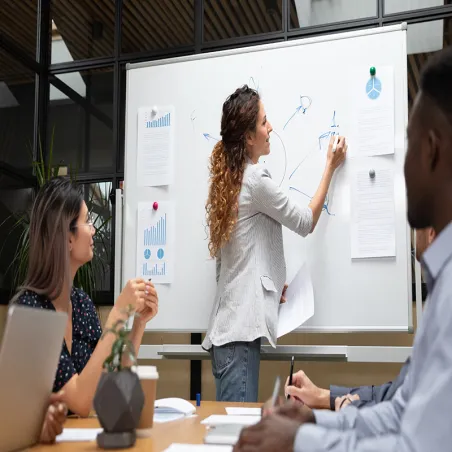 STEELBOND® Whiteboard I Tôle acier magnétique et effaçable