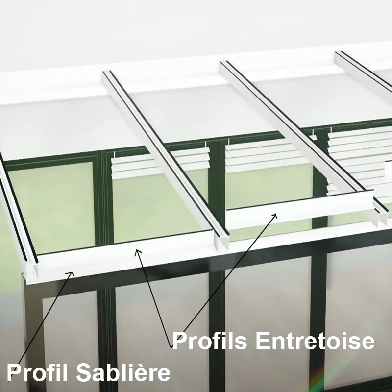 Profil entretoise et sablière I Pour profilés porteurs Profil entretoise et sablière I Pour profilés porteurs