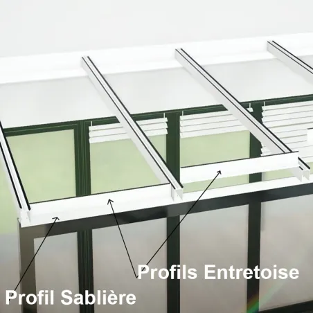 Profil entretoise et sablière I Pour profilés porteurs