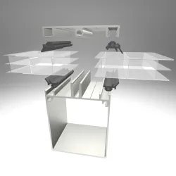 Profil aluminium porteur I Pour vérandas et pergolas
