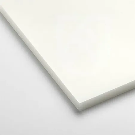Plaque PEHD 500 Pressé Raboté Naturel | Pour professionnels