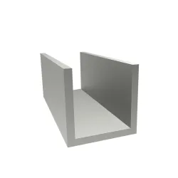 Profils U Aluminium Brut 6060