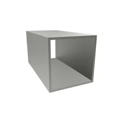 Tubes carrés aluminium I Alliage 6060 T6