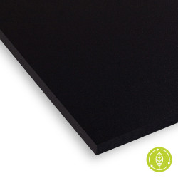 PVC Expansé Noir | Fabriqué à partir de recyclé