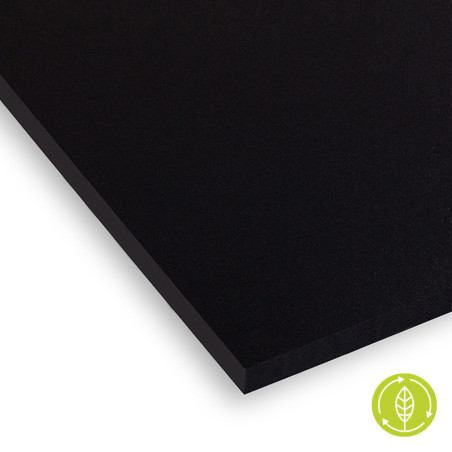 PVC Expansé Noir | Fabriqué à partir de recyclé