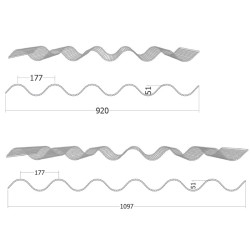 Onda® GO 177/51 | Plaque polycarbonate ondulée alvéolaire