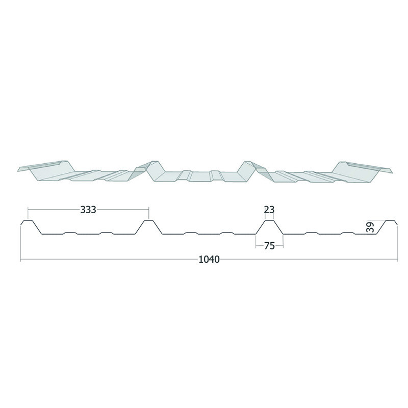 PC Nervuré 3/333/39T Incolore | Plaque polycarbonate nervurée PC Nervuré 3/333/39T Incolore | Plaque polycarbonate nervurée