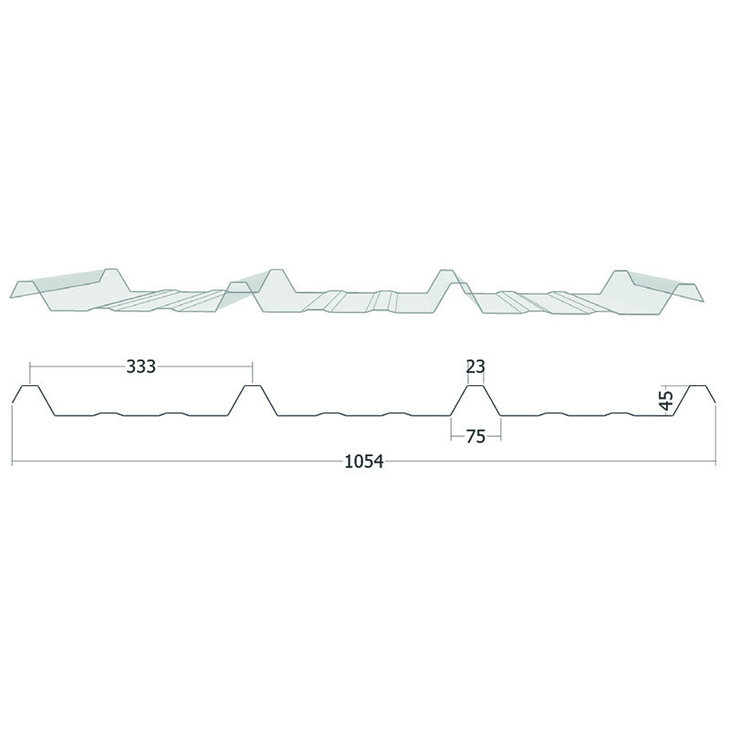 PC Nervuré Nervesco 1000T | Plaque polycarbonate nervurée incolore PC Nervuré Nervesco 1000T | Plaque polycarbonate nervurée incolore