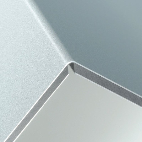 Composite aluminium plié pour la façade