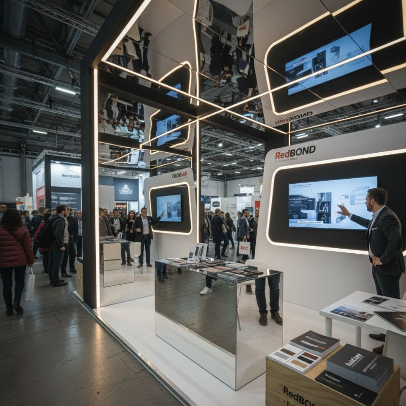 Stand d'exposition RedBOND® miroir