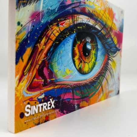 Impression d'un design sur du polyester expansé SINTREX®