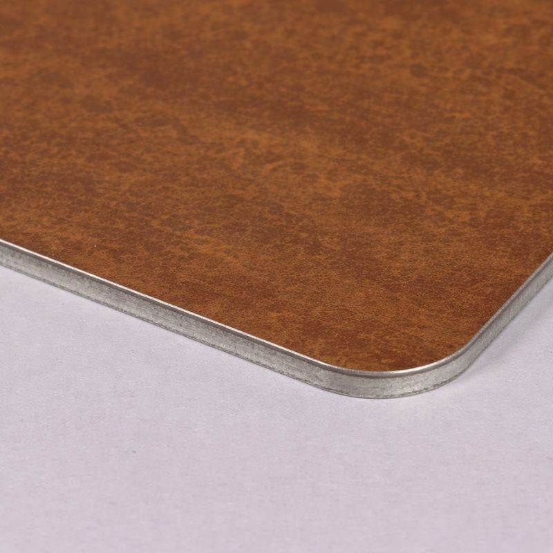 Plaque en alu composite couleur Aciero Corten de la marque larson®