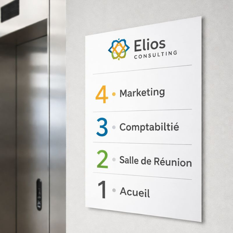 DIBOND® Blanc platine 9003 | Grand format | Filmé 2 faces