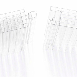 Plaque en polycarbonate emboîtable arcoPlus® 549