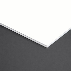 Plaque blanche en alu composite RedBOND® avec noyau blanc