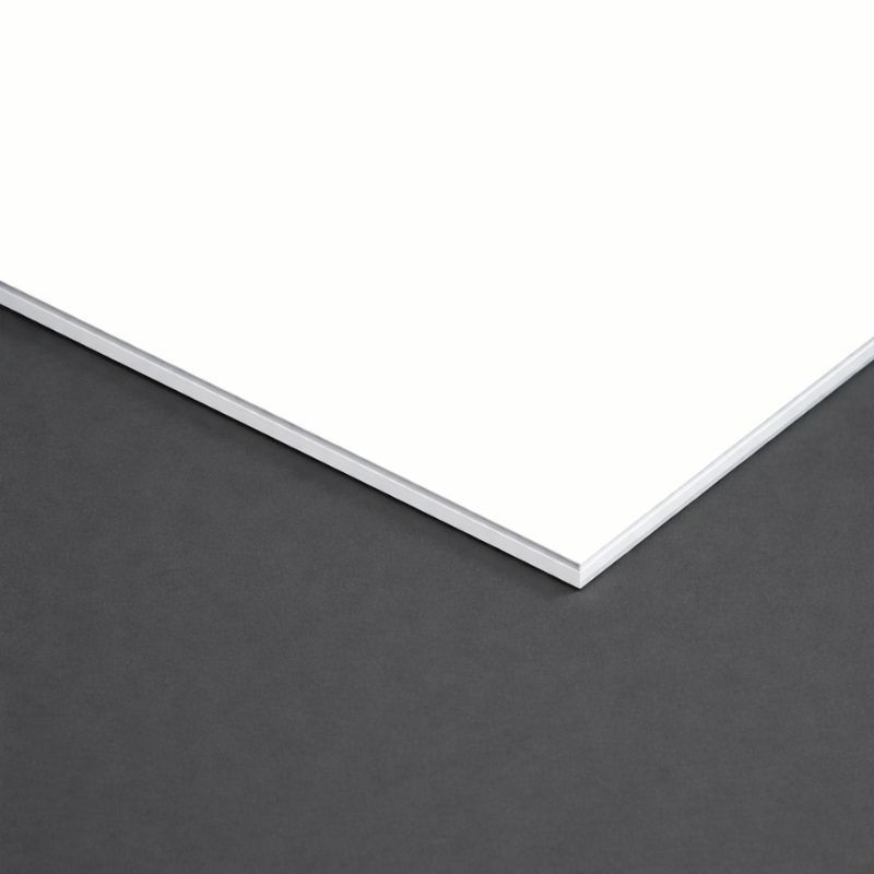 Plaque blanche en alu composite RedBOND® avec noyau blanc