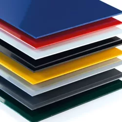 Plaques de PVC rigide Komadur® ES avec surfaces de couleurs brillantes